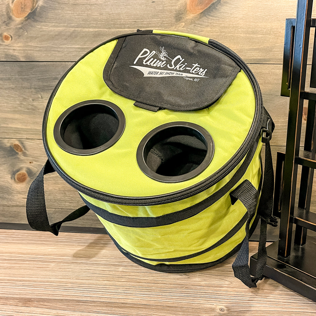 Plum Ski-ters Collapsible Soft-Sided 24-Can Cooler