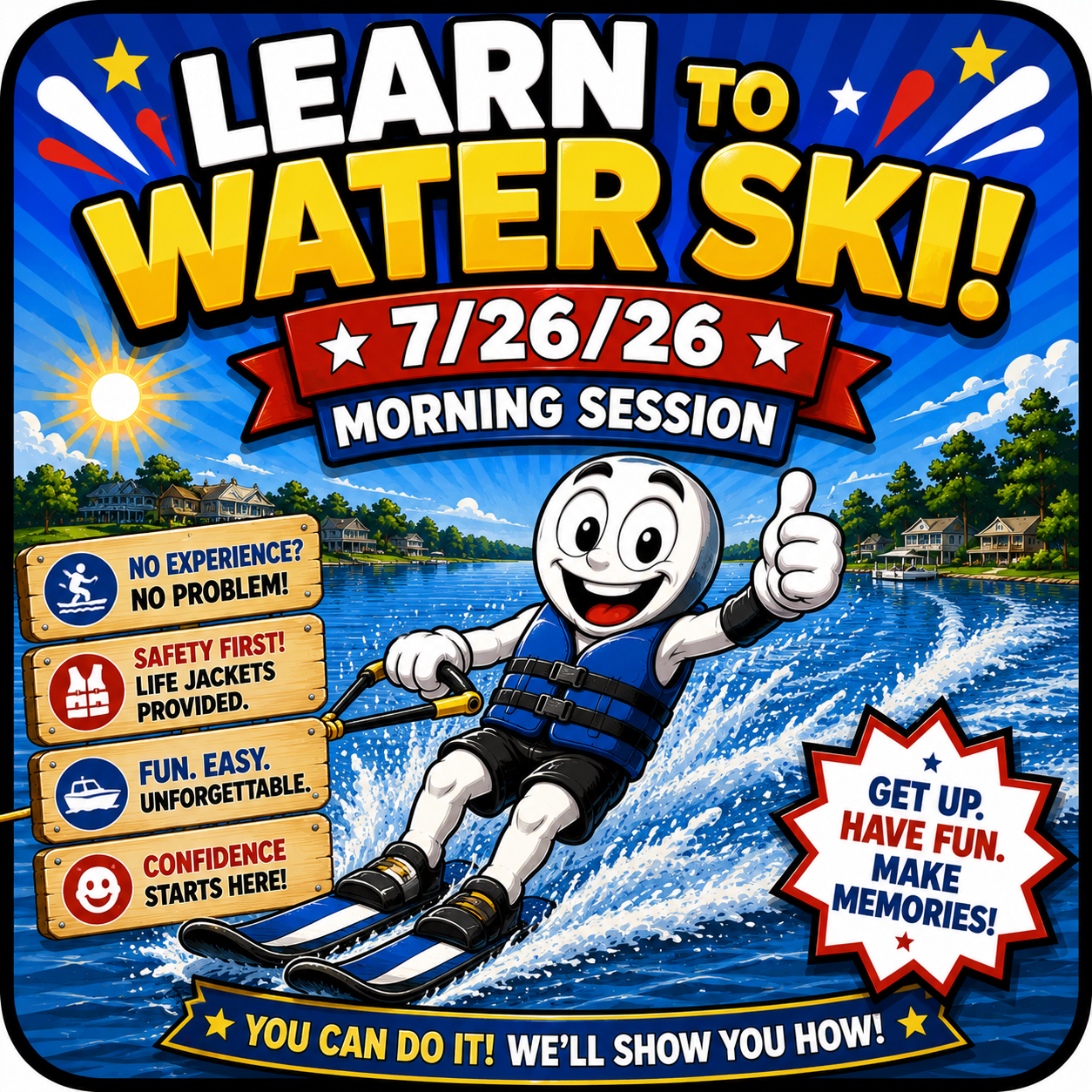 Learn to Ski – Morning Session 🌅 July 26th, 2026
