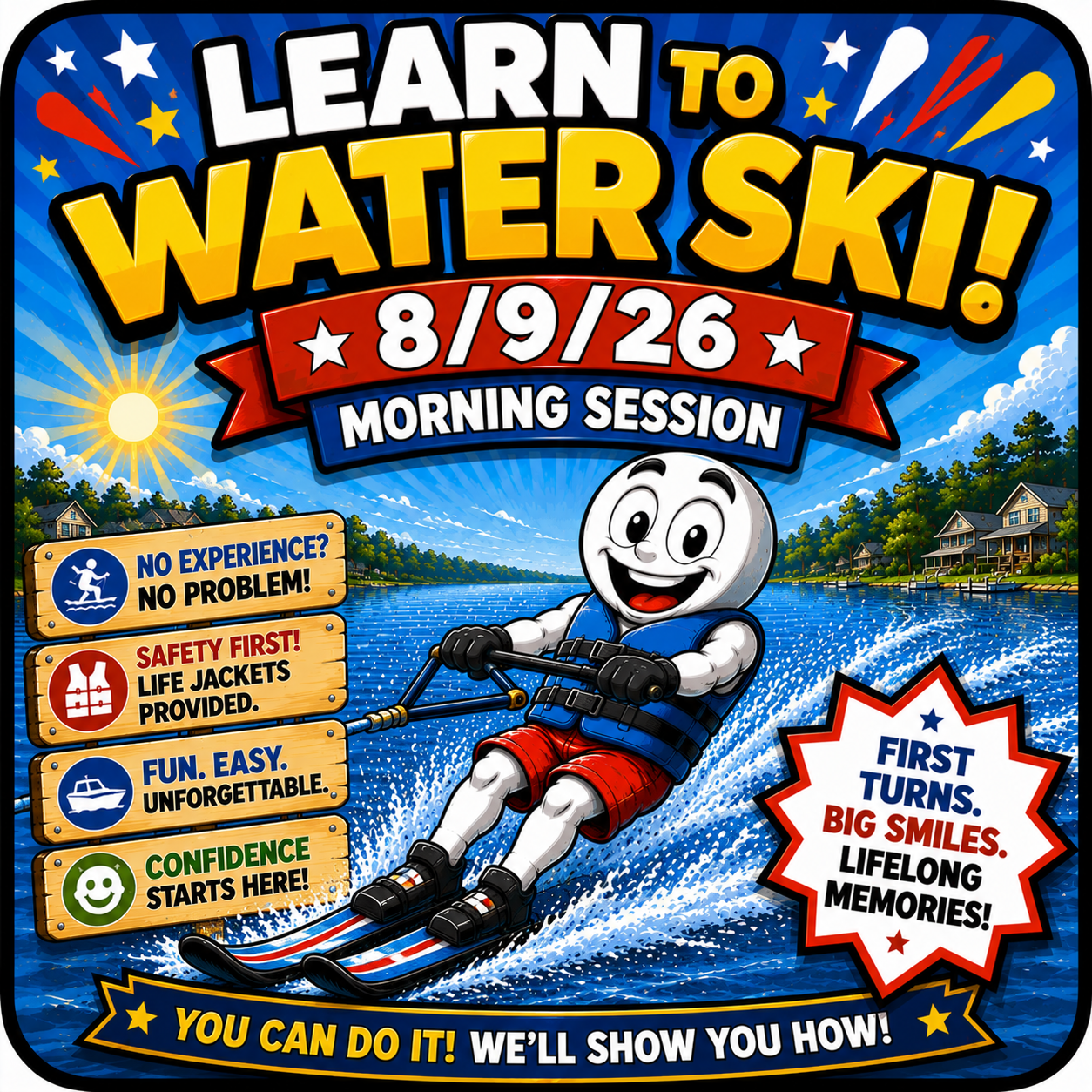 Learn to Ski – Morning Session 🌅 August 9th, 2026