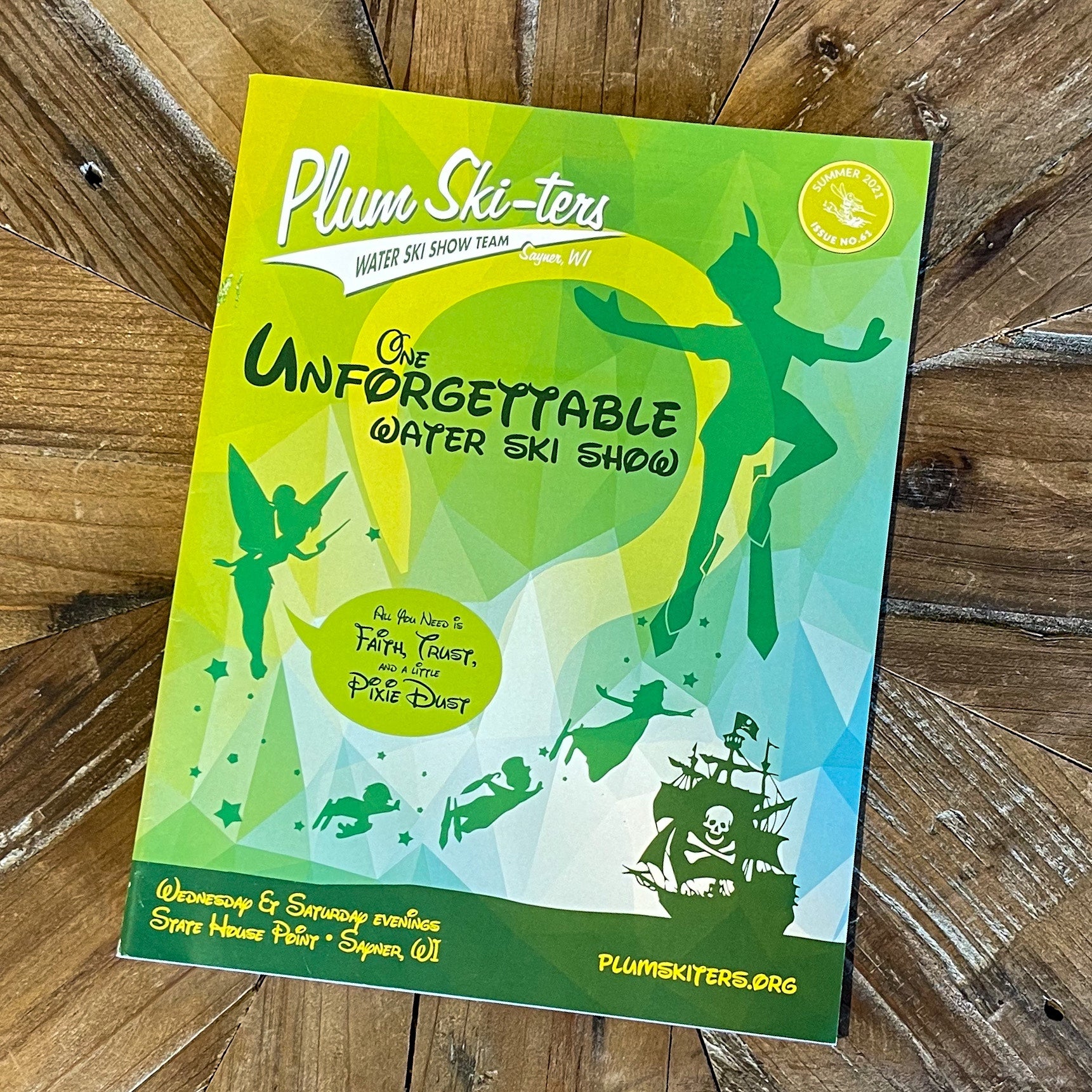 Plum Ski-ters Souvenir Program Book